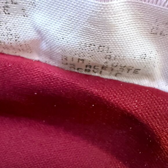 Vintage Authentic macKintosh Vest Wool Coat Navy with Red Leather Buttons Sz 14 - Picture 4 of 12